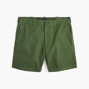 J.CREW 7” stretch chino shorts